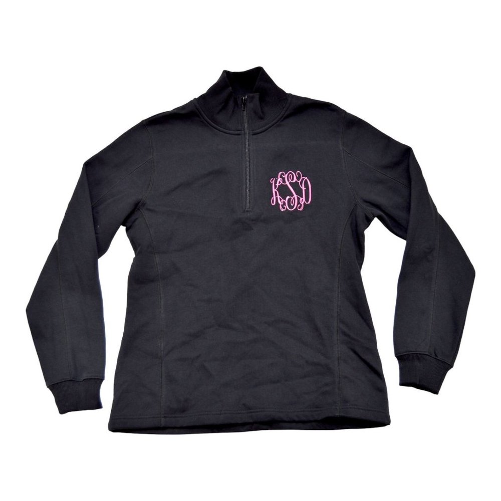Sport Tek Phi Mu Fraternity Womens L Blue 1/4 Zip Fleece Jacket